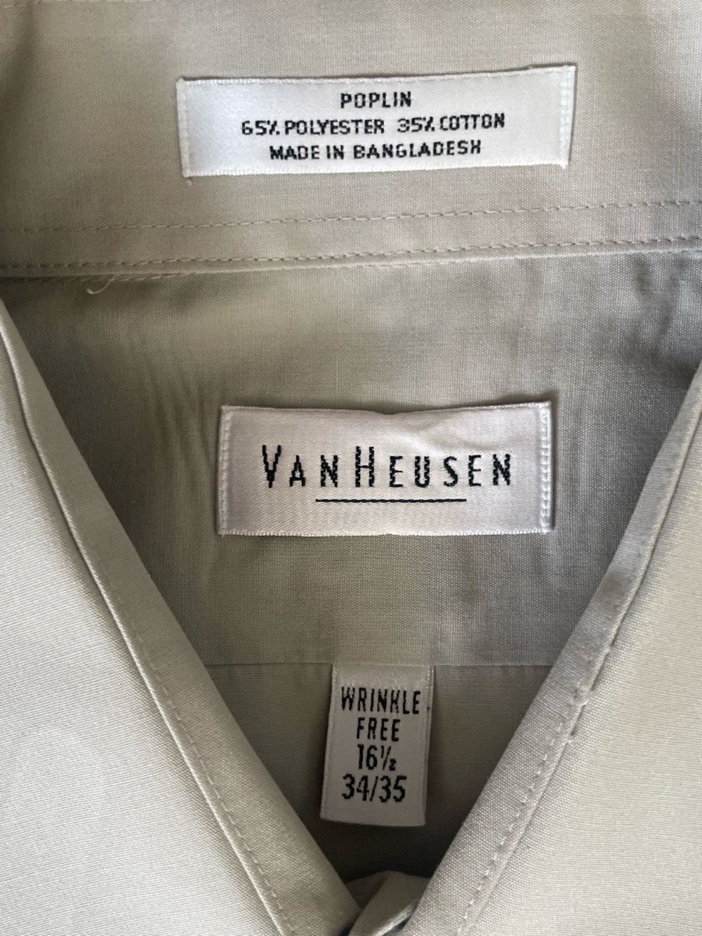 5 Men's Long-Sleeve Button Down Shirts 16.5 34/35 (Van Heus, C Klein, Ken Cole) - Picture 6 of 16